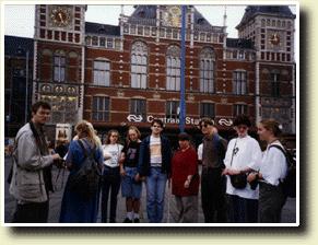 Bilde av Utenfor togstasjonen i Amsterdam