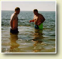 Bilde av Sj&oslash;bad p&aring; julaften