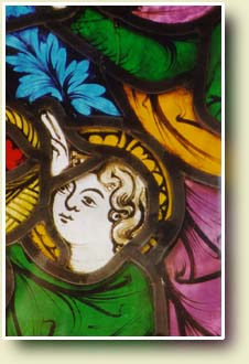 Bilde av Detalj fra glassbilde