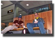 I ventehallen p� Gardermoen